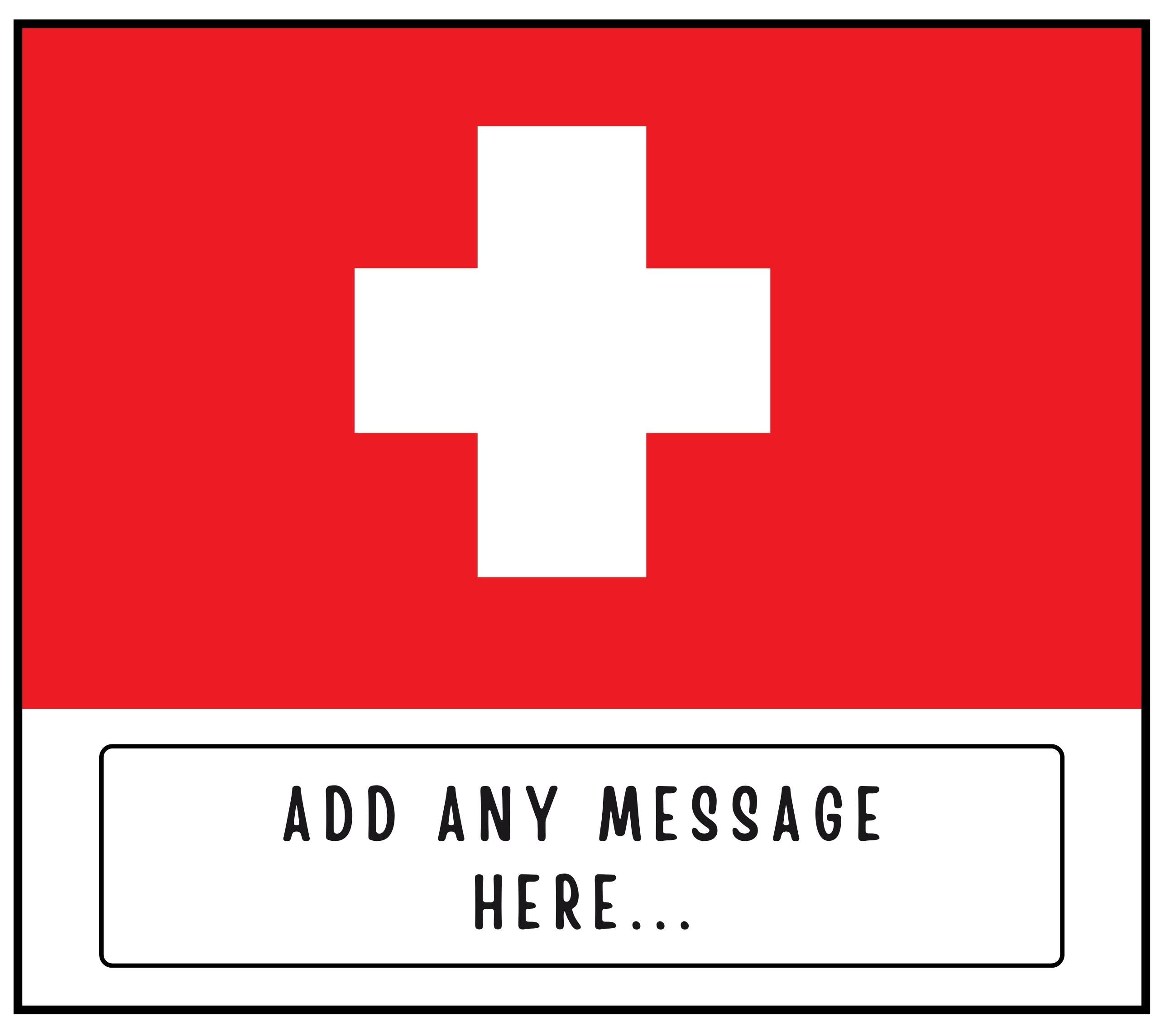 Switzerland Personalised Candle | Flag of Switzerland Gift | Swiss Flag | Custom Swiss Gift | Swiss Home Décor | Switzerland Heritage Gift Etsy