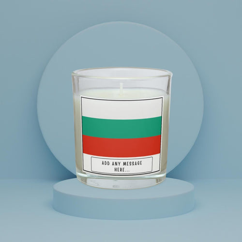 Bulgaria Personalised Candle | Flag of Bulgaria | Bulgarian Flag | Gift for Bulgarian | Bulgarian Home Décor | Custom Bulgarian Candle Gift Etsy