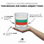 Bulgaria Personalised Candle | Flag of Bulgaria | Bulgarian Flag | Gift for Bulgarian | Bulgarian Home Décor | Custom Bulgarian Candle Gift Etsy