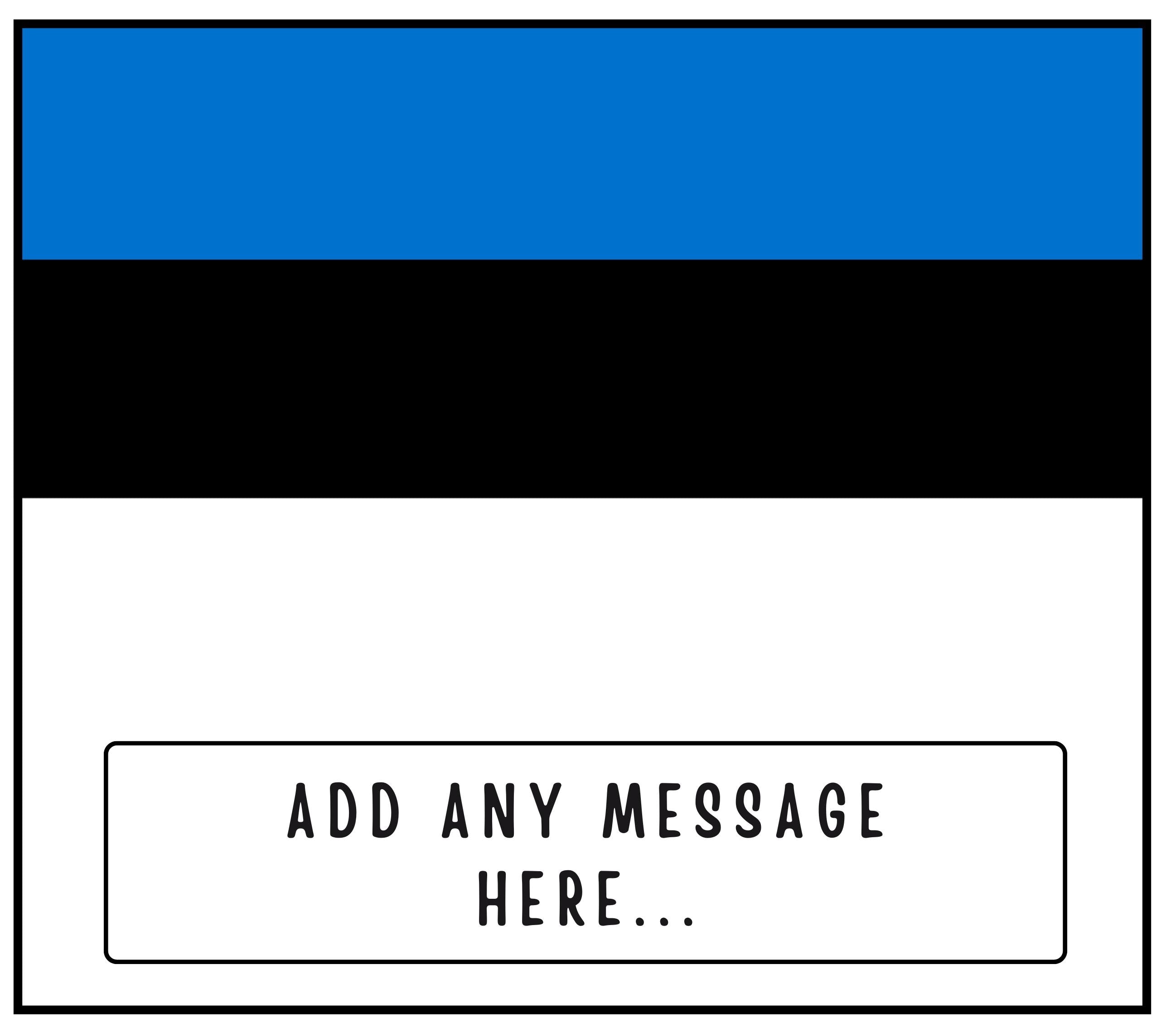 Estonia Personalised candle | Flag of Estonia | Estonian Flag Gift | Custom Message Estonian Candle | Gift for Estonian | Estonia Home Décor Etsy