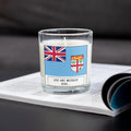 Fiji Personalised Candle | Flag of Fiji Message | Fijian Flag Candle Gift | Custom Fijian Message | Gift for Fijian Friend | Fiji Home Décor Etsy