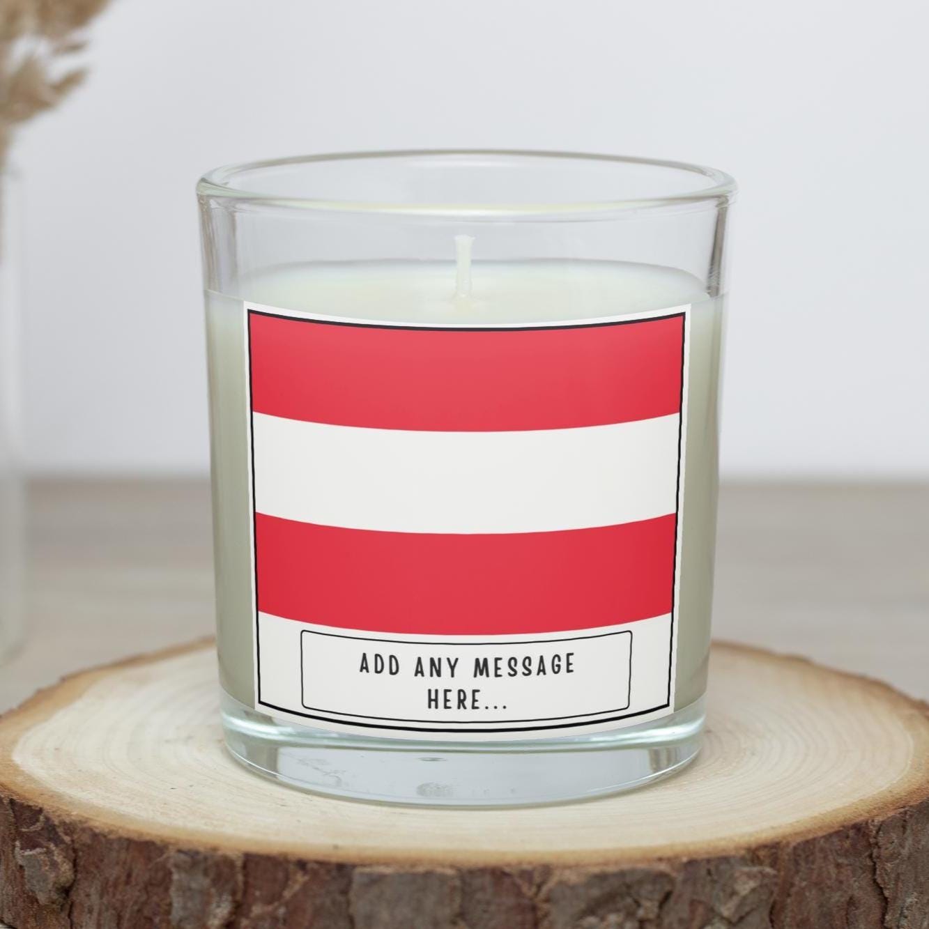 Austria Personalised Candle | Flag of Austria | Austrian Flag Candle | Gift for Austrian Friend | Austrian Home Décor | Custom Austria Gift Etsy