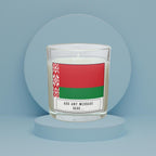 Belarus Personalised Candle | Flag of Belarus | Belarusian Flag | Custom Belarus Message Gift | Gift for Belarusian | Belarusian Home Décor Etsy