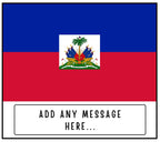 Haiti Personalised Candle | Flag of Haiti | Haitian Flag Gift | Custom Haitian Message Gift | Gift for Haitian | Haiti Home Décor Candle Etsy
