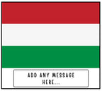 Hungary Personalised Candle | Flag of Hungary | Hungarian Flag Gift | Gift for Hungarian | Hungarian Message Gift | Hungarian Home Décor Etsy