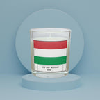 Hungary Personalised Candle | Flag of Hungary | Hungarian Flag Gift | Gift for Hungarian | Hungarian Message Gift | Hungarian Home Décor Etsy