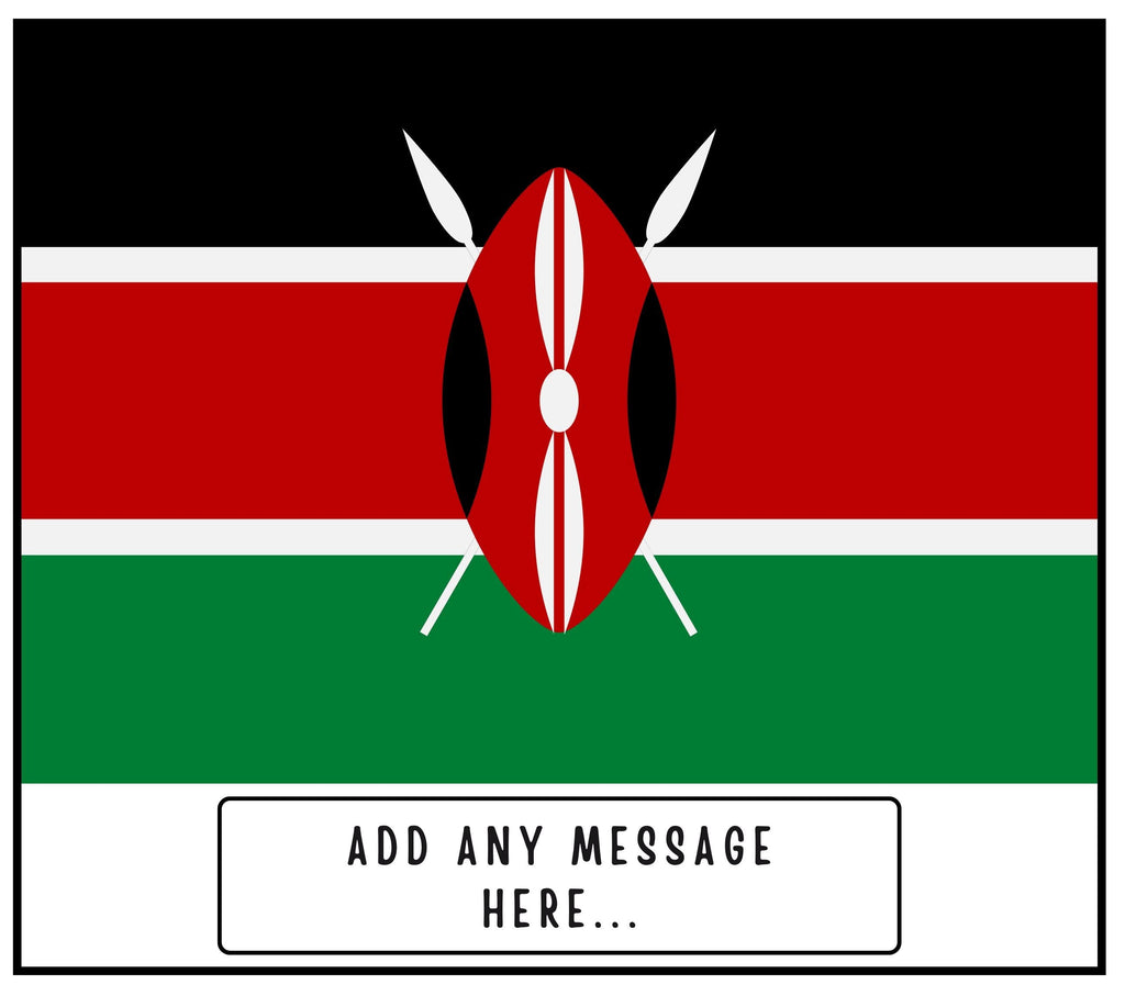 Kenya Personalised Candle | Flag of Kenya | Kenyan Flag Candle | Custom Message Kenyan Gift | Gift for Kenyan | Kenya Home Décor Candle Gift Etsy