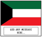 Kuwait Personalised Candle | Flag of Kuwait | Kuwaiti Flag Candle | Gift for Kuwaiti | Custom Kuwaiti Message | Kuwaiti Home Décor Candle Etsy