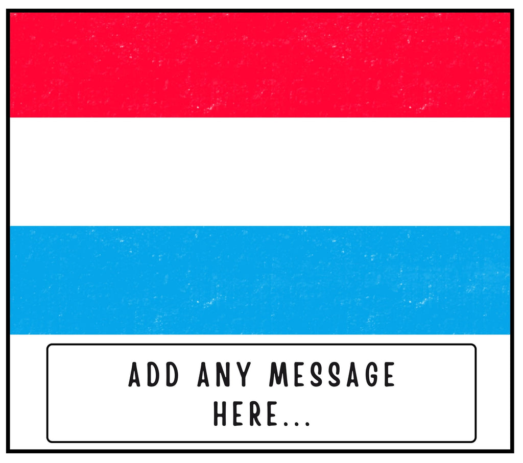 Luxembourg Personalised Candle | Luxembourg Flag | Custom Gift for Luxembourg Friend | Luxembourg Home Décor Candle | Missing Luxembourg Etsy