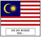 Malaysia Personalised Candle | Flag of Malaysia | Malaysian Flag | Custom Malaysian Gift | Gift for Malaysian | Malaysia Home Decor Candle Etsy