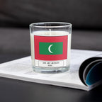 Maldives Personalised Candle | Flag of Maldives | Maldivian Flag | Custom Maldives Candles | Gift for Maldivian | Maldives Home Decor Gift Etsy