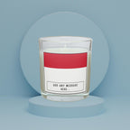 Monaco Personalised Candle | Flag of Monaco | Monegasque Flag Gift | Custom Monaco Message | Riviera Home Decor | Monaco Culture Candle Gift Etsy