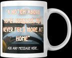 Personalised Vanlife Quote Mug | Funny Camper Gift | Scenic Road Design | Custom Message | UK Motorhome Present | Quote Gift | Novelty Mug Etsy