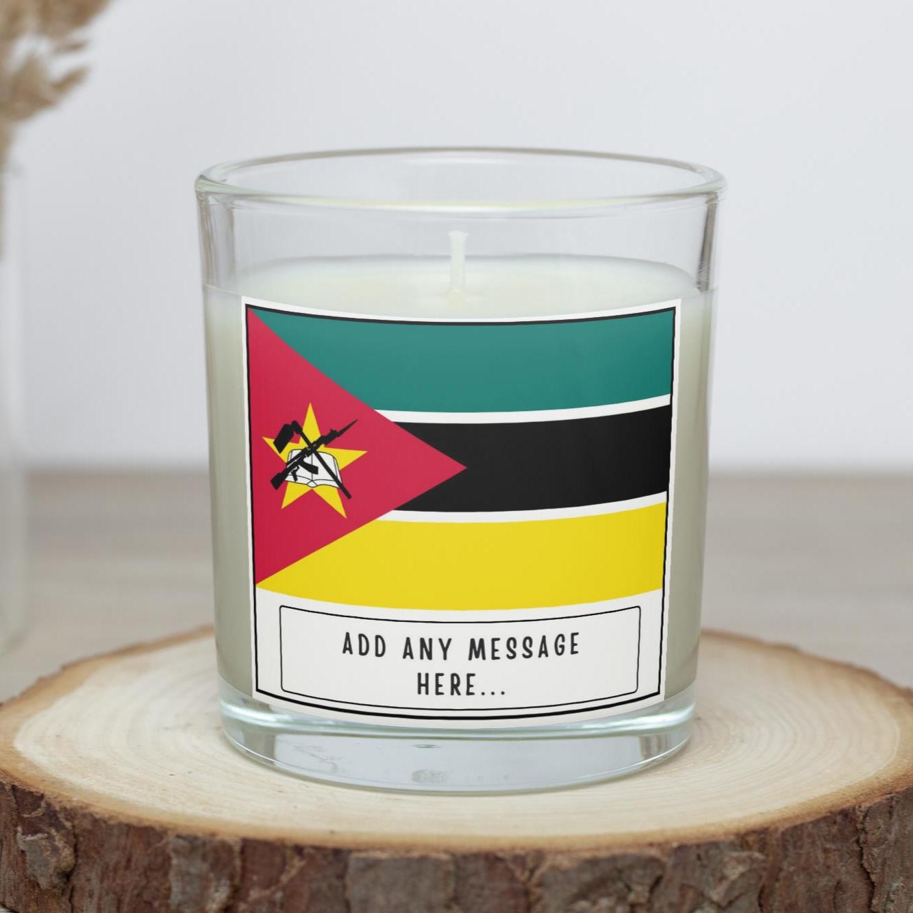 Mozambique Personalised Candle | Mozambique Flag | Mozambican Flag | Gift for Mozambican | Custom Mozambique Candle | Mozambique Home Decor Etsy