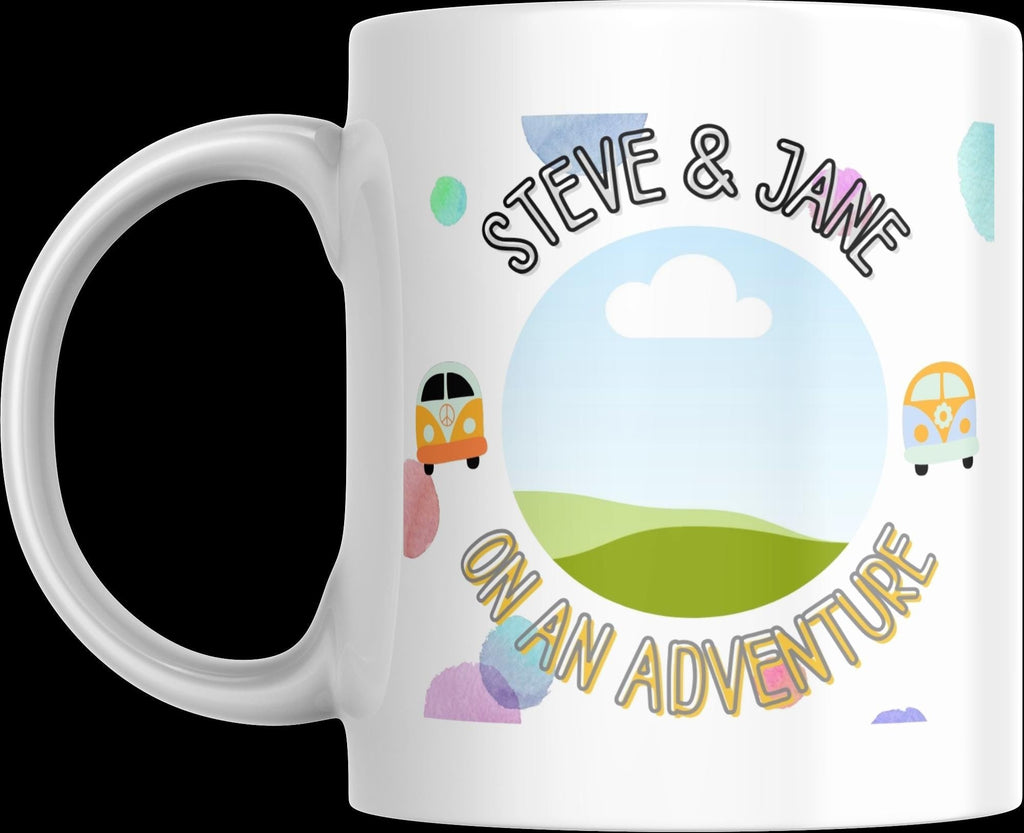 Personalised Vanlife Photo Mug | “On an Adventure Custom Camper Gift | Add Any Photo & Message | UK Travel Keepsake | Vanlife Quote Etsy