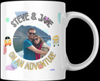 Personalised Vanlife Photo Mug | “On an Adventure Custom Camper Gift | Add Any Photo & Message | UK Travel Keepsake | Vanlife Quote Etsy