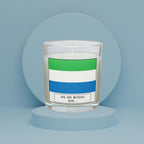 Sierra Leone Personalised Candle | Flag of Sierra Leone | Custom Sierra Leone Message | Gift for Sierra Leone | Sierra Leone Home Decor Gift Etsy