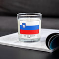 Slovenia Personalised Candle | Flag of Slovenia | Slovenian Flag | Custom Slovenian Message Gift | Slovenian Home Decor | Slovenia Culture Etsy