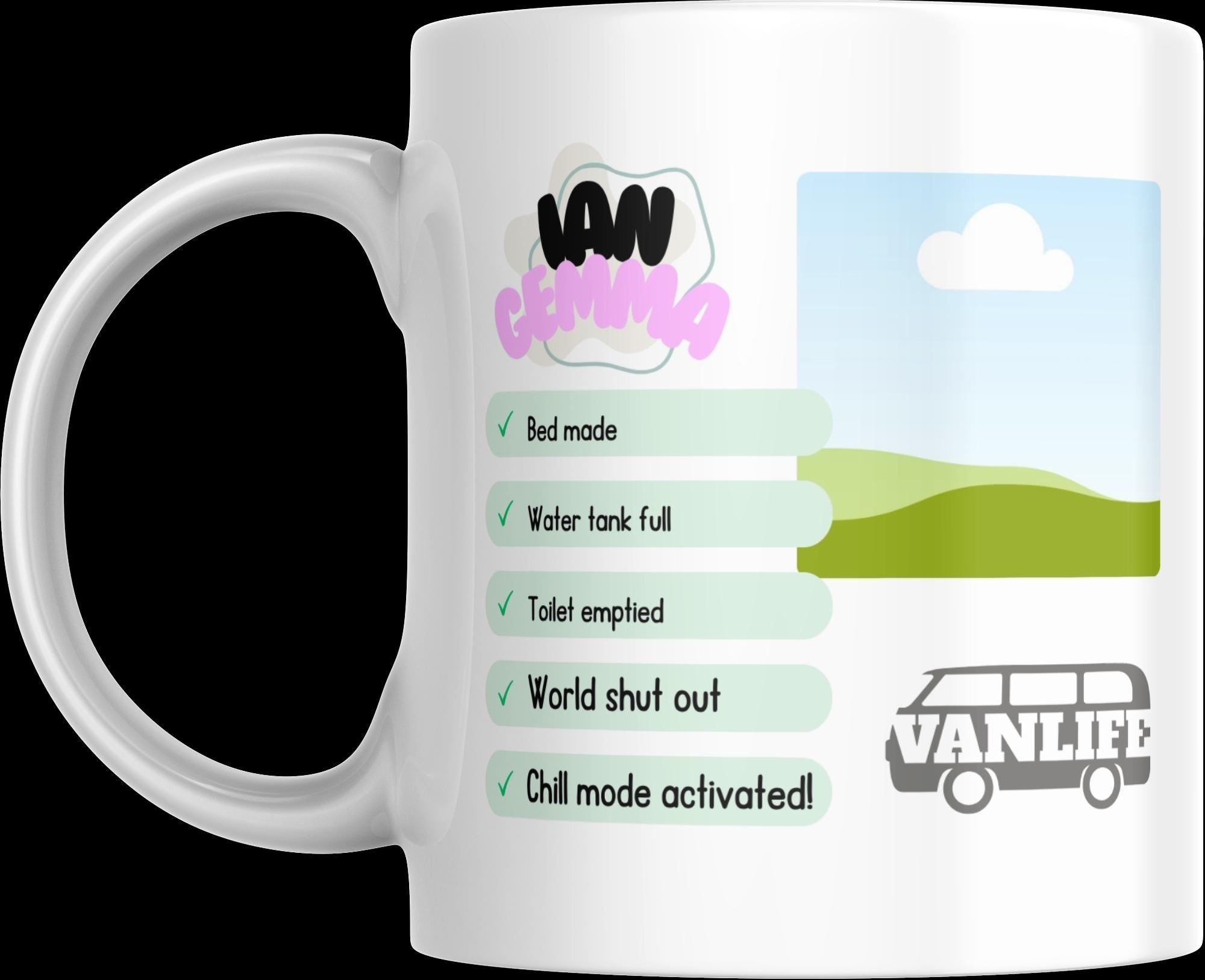 Personalised Motorhome Photo Mug | Add Any Image & Message | Funny Camper Gift | UK Vanlife Present | Caravan | Campervan | Novelty Mug Etsy