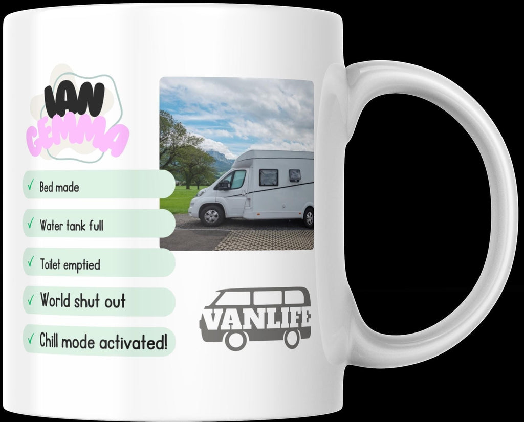 Personalised Motorhome Photo Mug | Add Any Image & Message | Funny Camper Gift | UK Vanlife Present | Caravan | Campervan | Novelty Mug Etsy