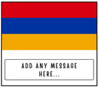 Armenia Personalised Candle | Armenia Flag | Armenian Flag Gift | Custom Armenia Message Gift | Gift for Armenian | Armenian Home Decor Gift Etsy