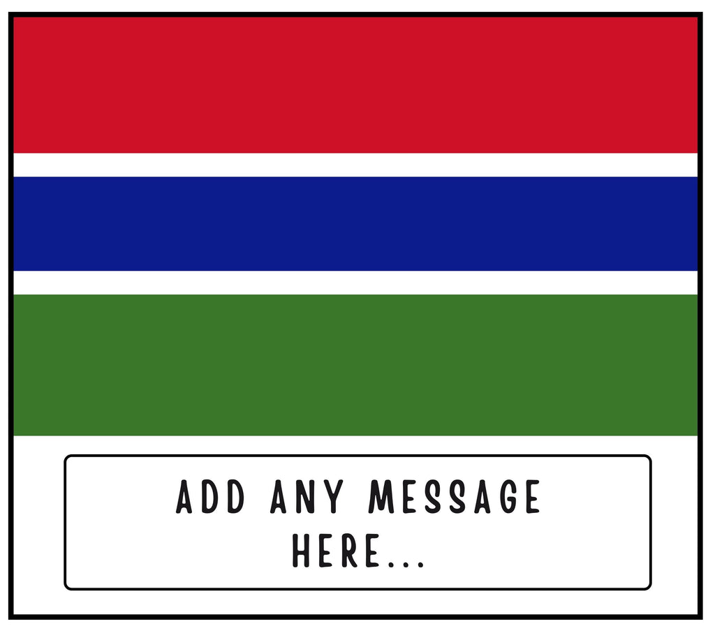 Gambia Personalised candle | Flag of Gambia | Gambian Flag | Custom Gambian Message | Gift for Gambian | Gambian Home Decor | Gambia Candle Etsy