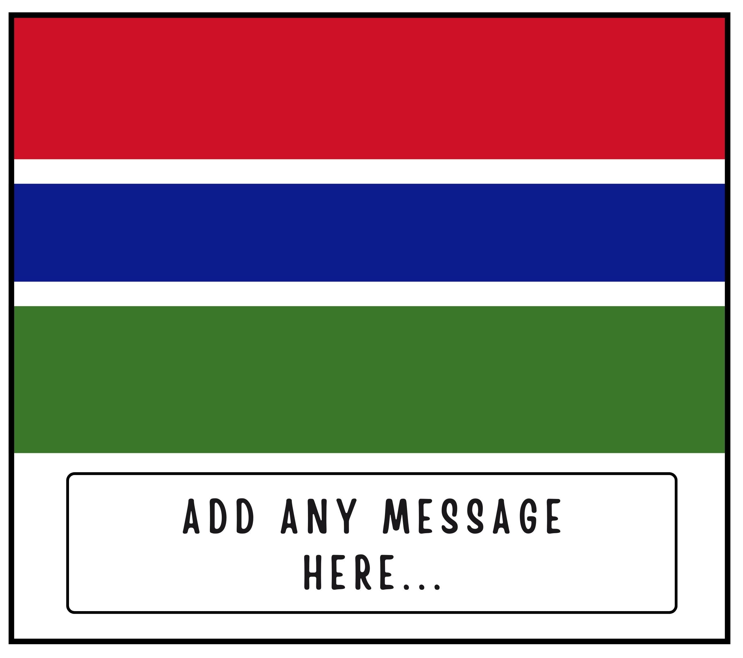 Gambia Personalised candle | Flag of Gambia | Gambian Flag | Custom Gambian Message | Gift for Gambian | Gambian Home Decor | Gambia Candle Etsy