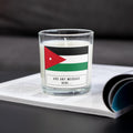 Jordan Personalised Candle | Flag of Jordan | Jordanian Flag | Custom Jordan Message | Gift for Jordanian | Jordan Home Decor | Jordan Gift Etsy