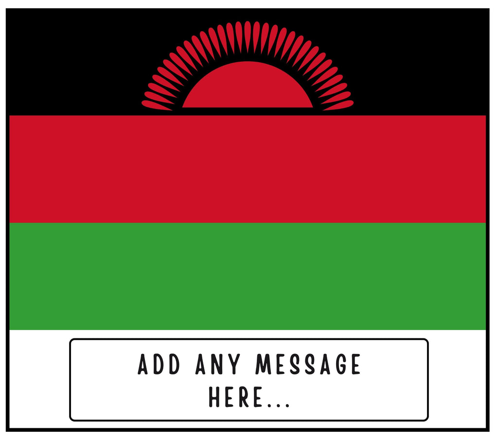Malawi Personalised Candle | Flag of Malawi | Malawian Flag | Custom Malawian Message | Gift for Malawian | Malawian Home Decor Candle Gift Etsy