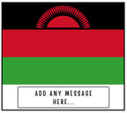 Malawi Personalised Candle | Flag of Malawi | Malawian Flag | Custom Malawian Message | Gift for Malawian | Malawian Home Decor Candle Gift Etsy