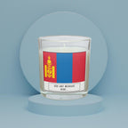 Mongolia Personalised Candle | Flag of Mongolia | Mongolian Flag | Custom Mongolian Message Gift | Gift for Mongolian | Mongolian Home Decor Etsy