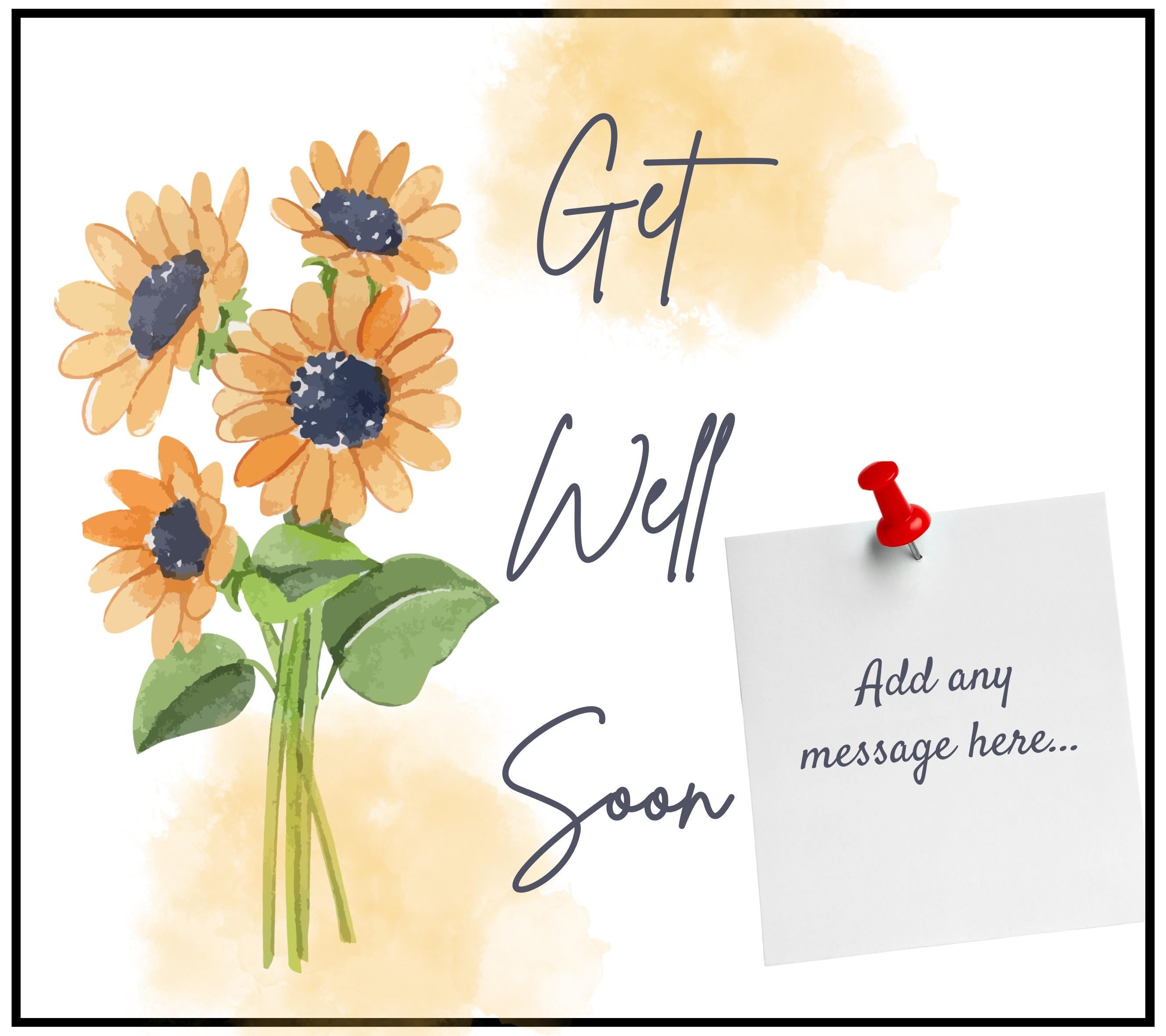 Get Well Soon Personalised Candle | Illness Recovery Gift for Her | Custom Sympathy Message Candle | Hospital Discharge | Thinking of You Etsy