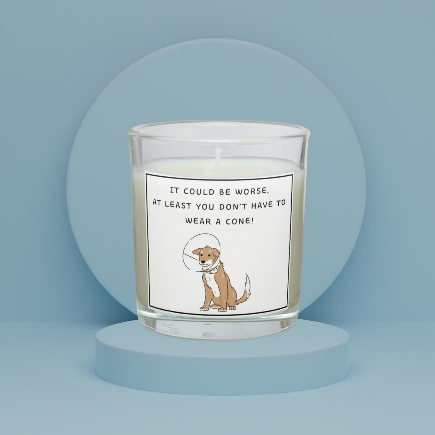 Funny Get Well Gift | Funny Post Surgery Gift | Hospital Discharge Gift | Funny Get Well Soon Candle | Comfort & Cheer Up | Funny Dog Cone Etsy