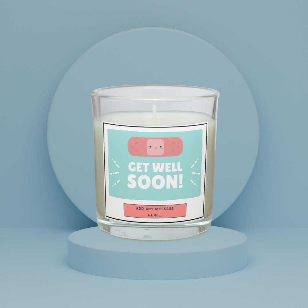 Get Well Soon Candle Gift for Her | Recovery Gift for Her | Sick Leave Gift | Get Well Mum | Sister | Auntie | Female Friend | Gift for Her Etsy