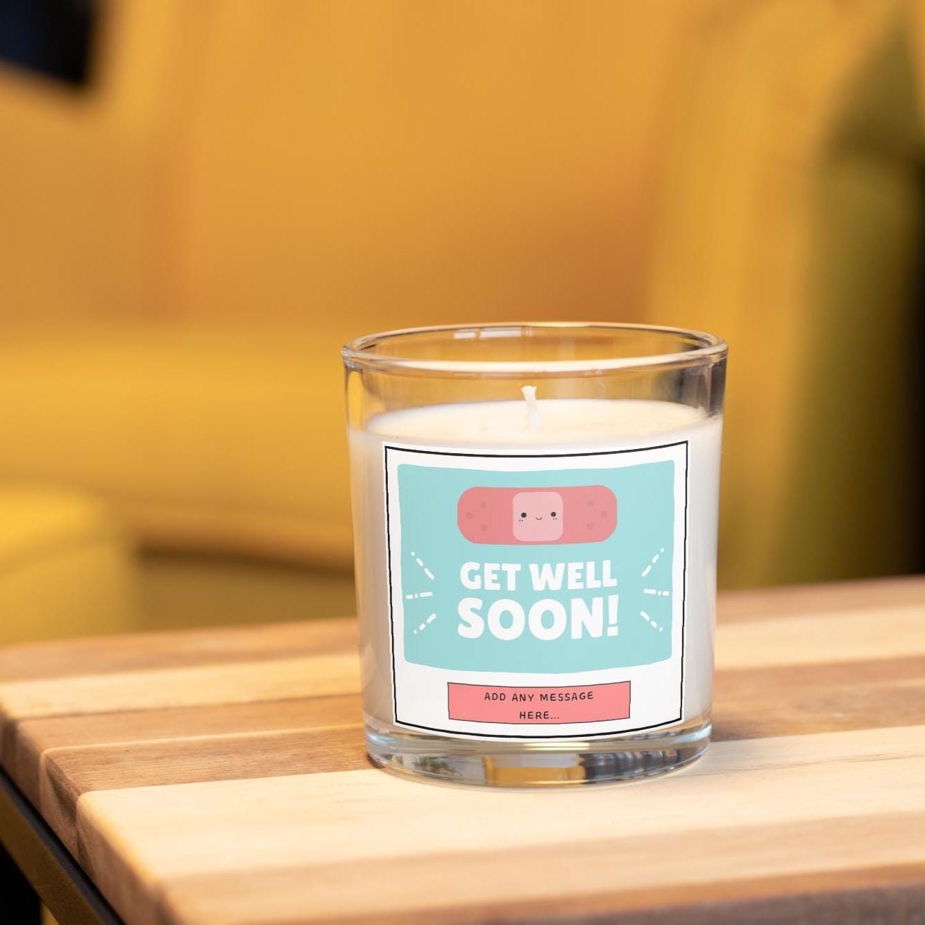Get Well Soon Candle Gift for Her | Recovery Gift for Her | Sick Leave Gift | Get Well Mum | Sister | Auntie | Female Friend | Gift for Her Etsy