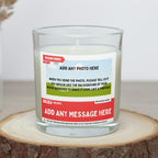 16th Birthday Photo & Message Personalised Candle | Happy 16th Custom Birthday Gift | Novelty News Style Soy Wax Candle Etsy