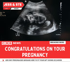 Baby Scan Ultrasound Photo & Message Personalised Candle | Expecting Parents News Novelty Gift Etsy