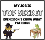 Funny Don't Know What I'm Doing Personalised Candle | Novelty Top Secret Job Office Banter Candle Gift Etsy