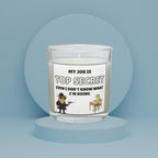 Funny Don't Know What I'm Doing Personalised Candle | Novelty Top Secret Job Office Banter Candle Gift Etsy