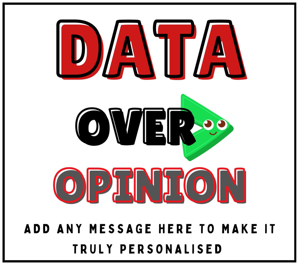 Data Over Opinion Personalised Soy Wax Candle | Custom Message Data Analysts, Engineers & IT Candle Gift | Spreadsheet King or Queen Candle Etsy