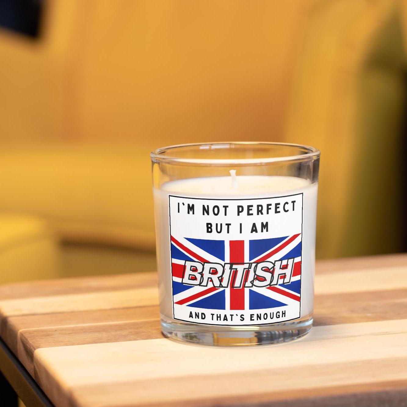 British Flag Custom Message Personalised Candle | Union Jack Flag | Fly the British Flag | UK Patriot Soy Wax Candle Gift Etsy