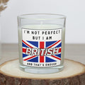British Flag Custom Message Personalised Candle | Union Jack Flag | Fly the British Flag | UK Patriot Soy Wax Candle Gift Etsy