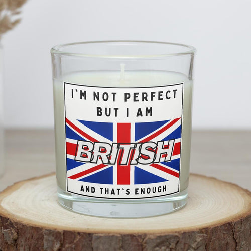 British Flag Custom Message Personalised Candle | Union Jack Flag | Fly the British Flag | UK Patriot Soy Wax Candle Gift Etsy