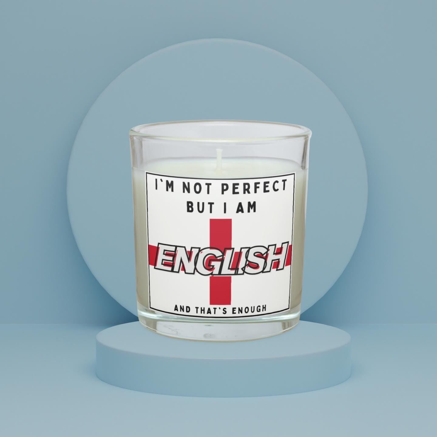 Proud to be English Personalised Candle | Custom Message St George's Cross Gift | Patriotic England Message Soy Wax Candle Gift Etsy
