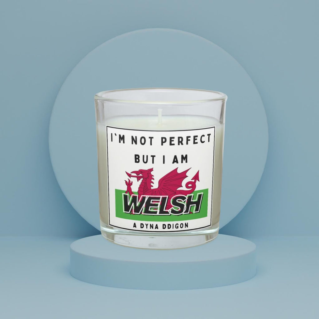 Proud to be Welsh Personalised Candle | Welsh Flag Patriot Gift | Custom Welsh Messge | Cymru Soy Wax Candle Gift Etsy