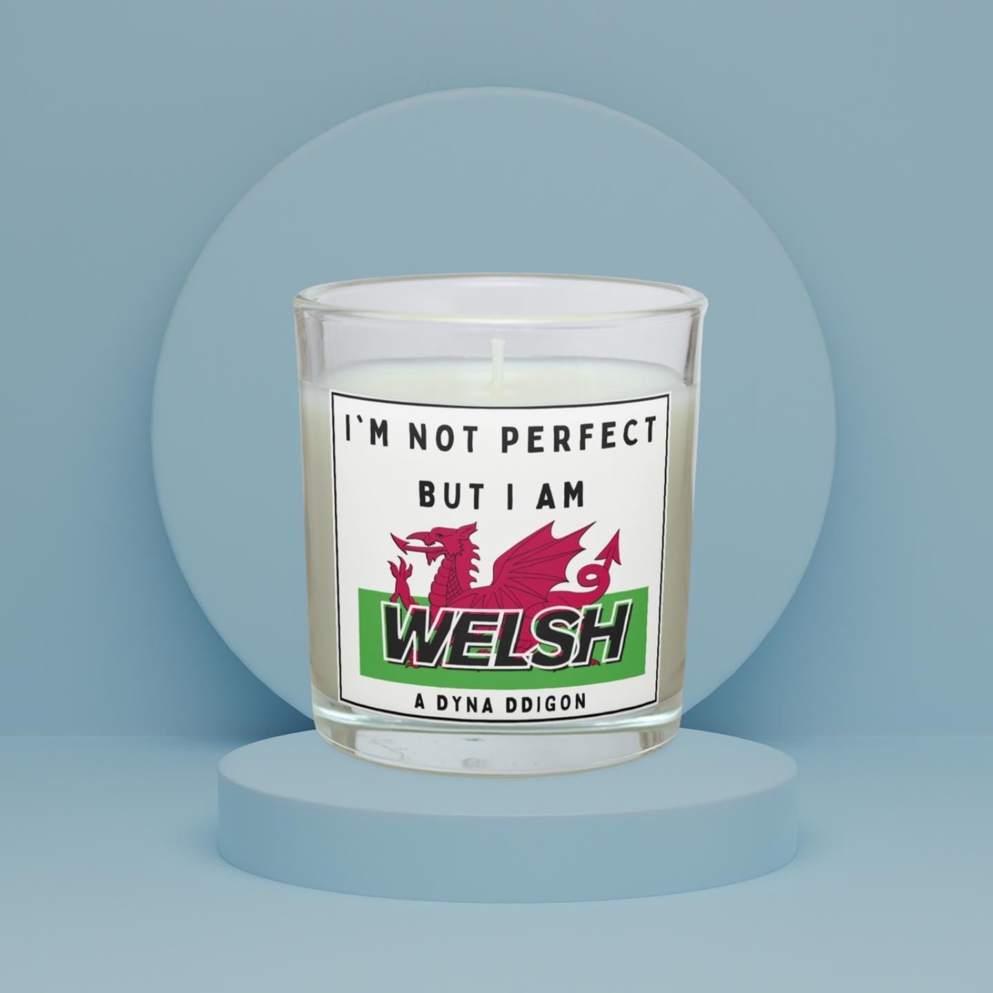 Proud to be Welsh Personalised Candle | Welsh Flag Patriot Gift | Custom Welsh Messge | Cymru Soy Wax Candle Gift Etsy