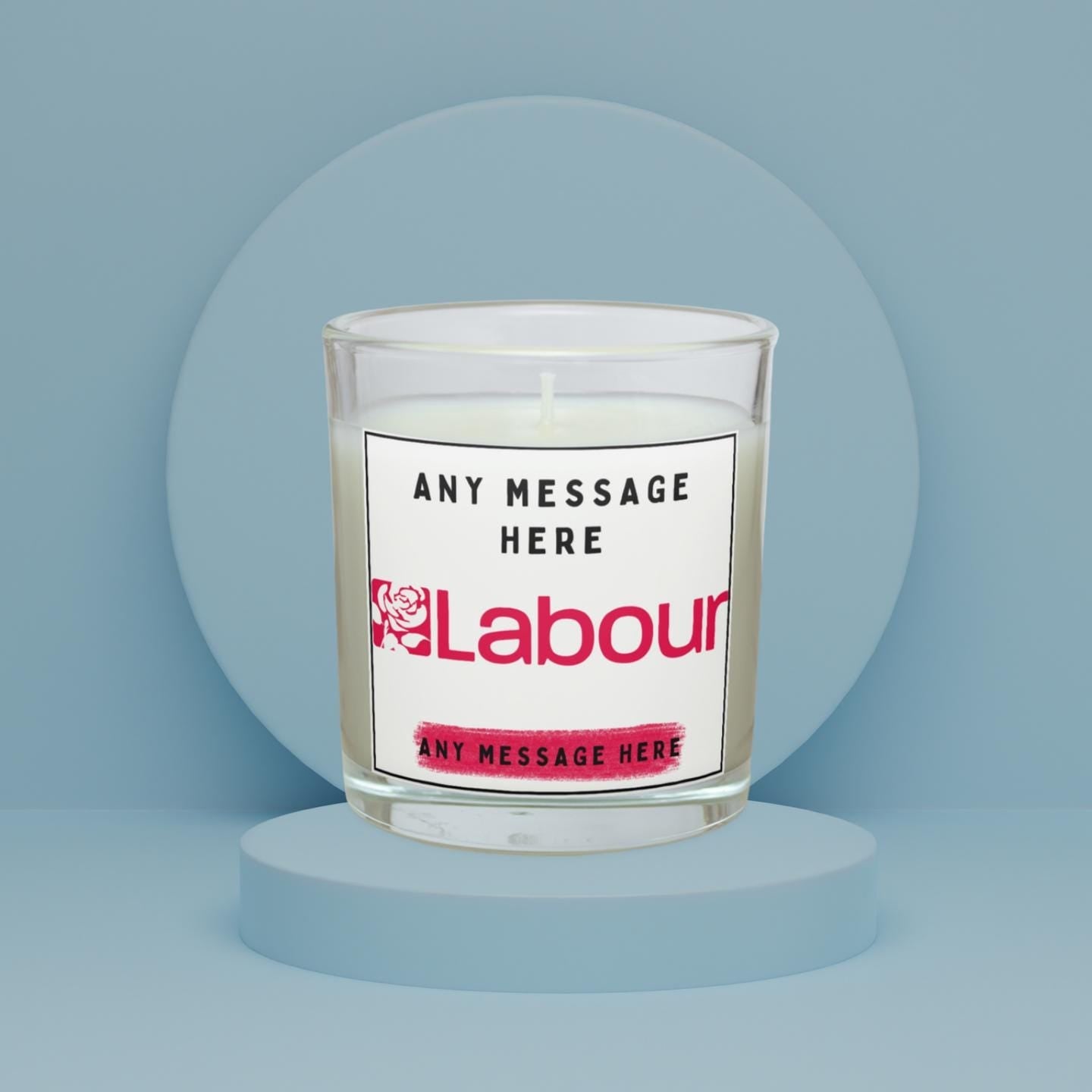 Labour Party: Custom Message Personalised Candle | Labour Party Political Message Soy Wax Candle Gift Etsy