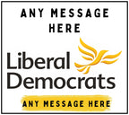 Liberal Democrats: Custom Message Personalised Candle | Lib Dem Supporter Message Soy Wax Candle Gift Etsy