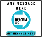 Reform UK: Custom Message Personalised Candle | Reform UK Political Message Soy Wax Candle Gift | Reform UK Supporter Message Etsy