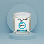 Reform UK: Custom Message Personalised Candle | Reform UK Political Message Soy Wax Candle Gift | Reform UK Supporter Message Etsy
